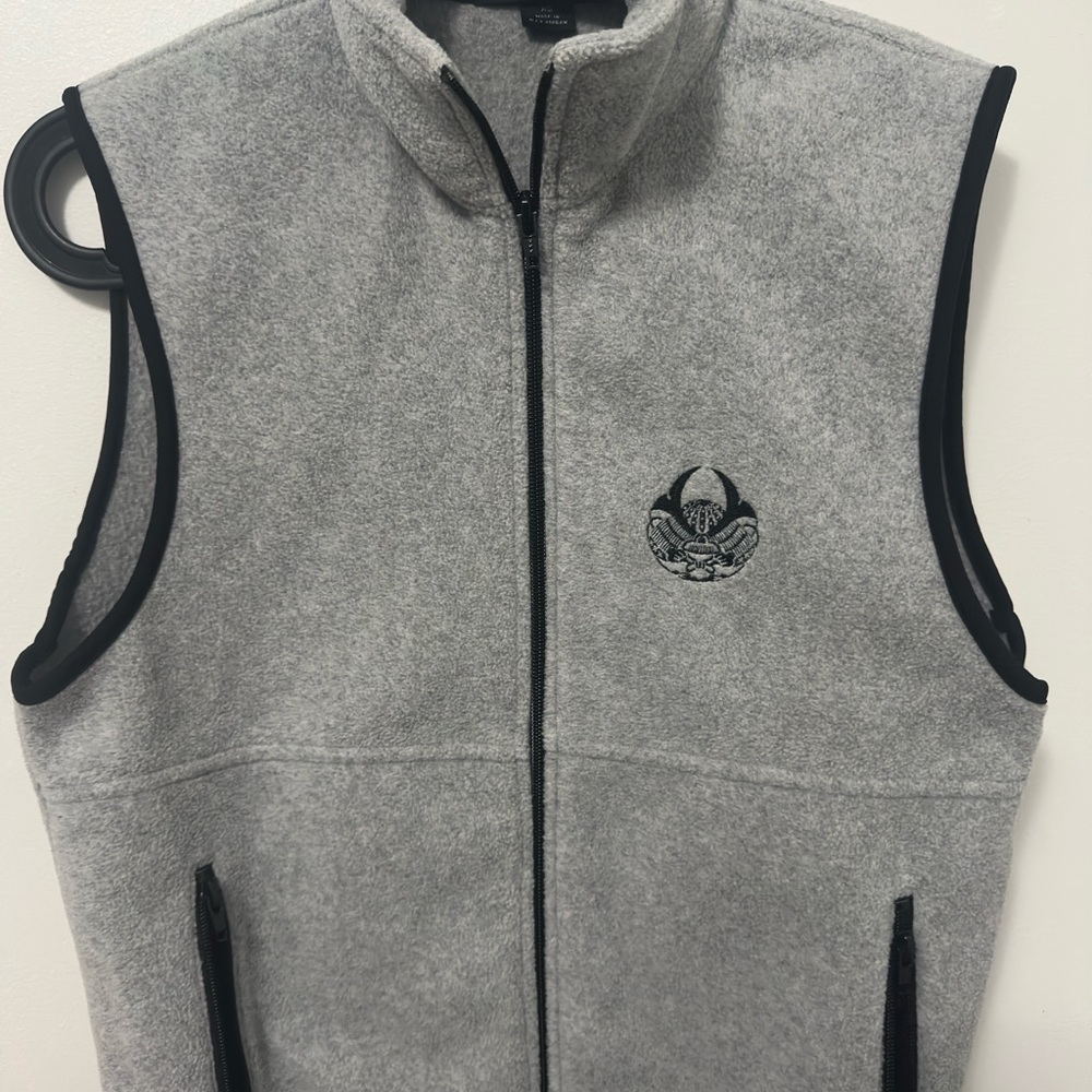 Port Authority Gray Fleece Vest